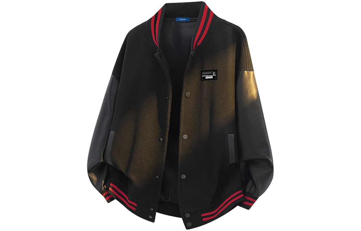 COMOWA Vintage Letter Patch Coach Jacket