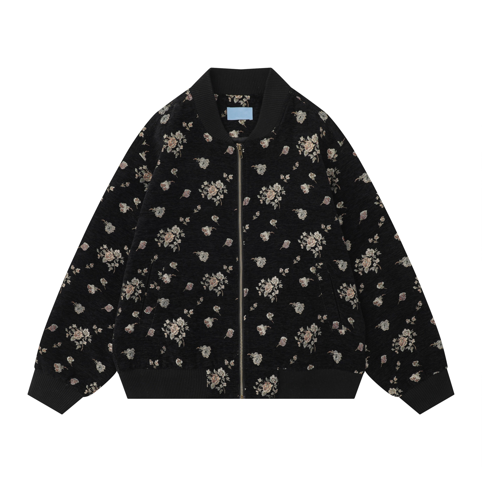 Cheer Zone Vintage Floral Baseball Jacket — фото 2