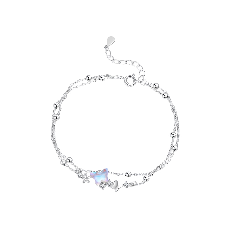 XUW Butterfly Moonstone Bracelet