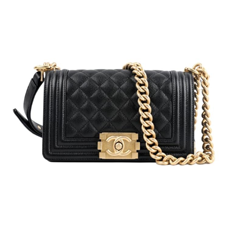 CHANEL LEBOY Small Chain Bag Black