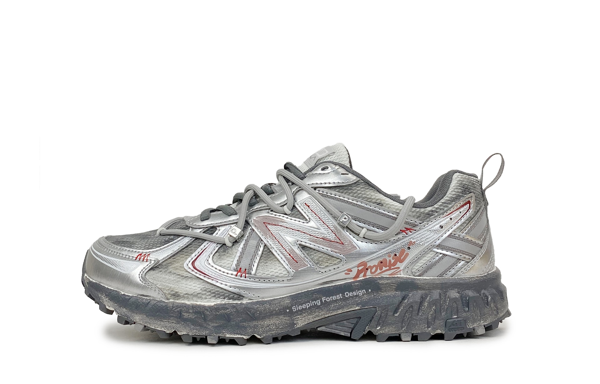 New Balance NB 410 V5 Silver Gray — фото 1