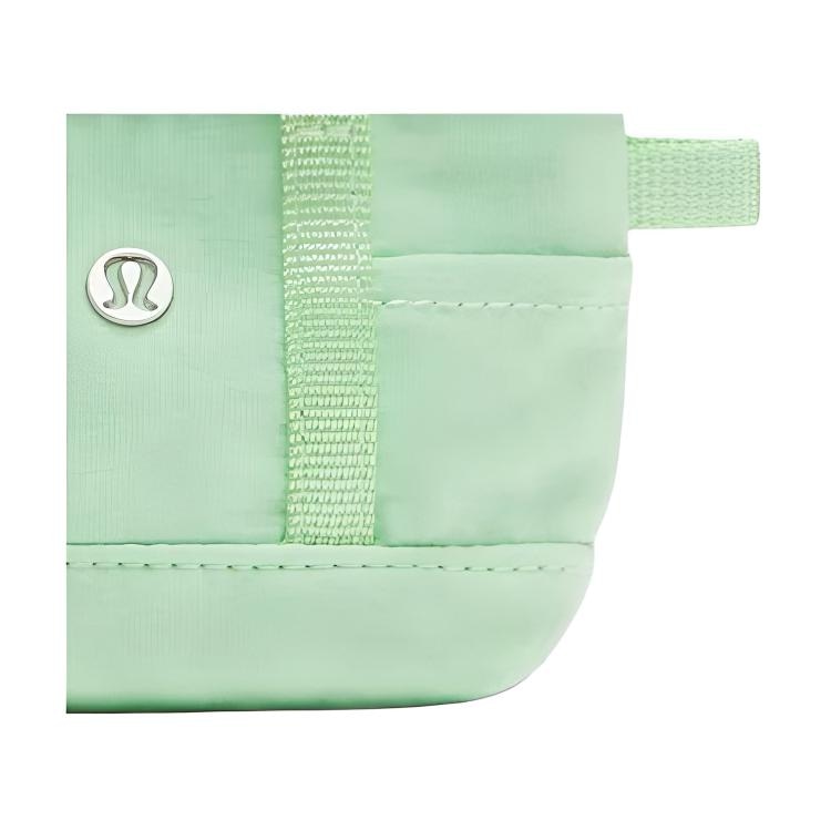 Lululemon Classic Logo Recycled Nylon Wallet Green — фото 2
