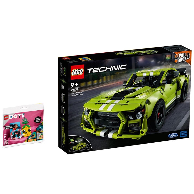 Lego Technic Ford Mustang Shelby GT500 42138 — фото 3