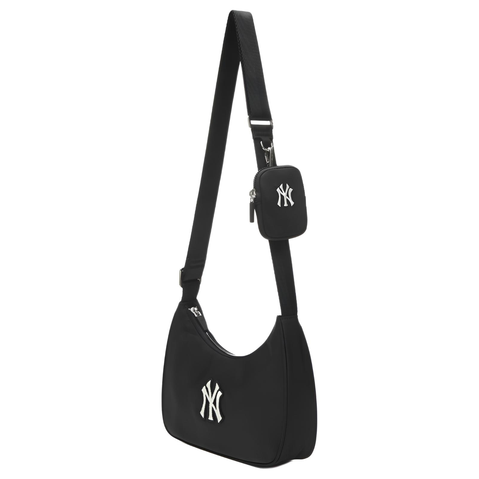 MLB Large Logo Nylon Bag Black — фото 1