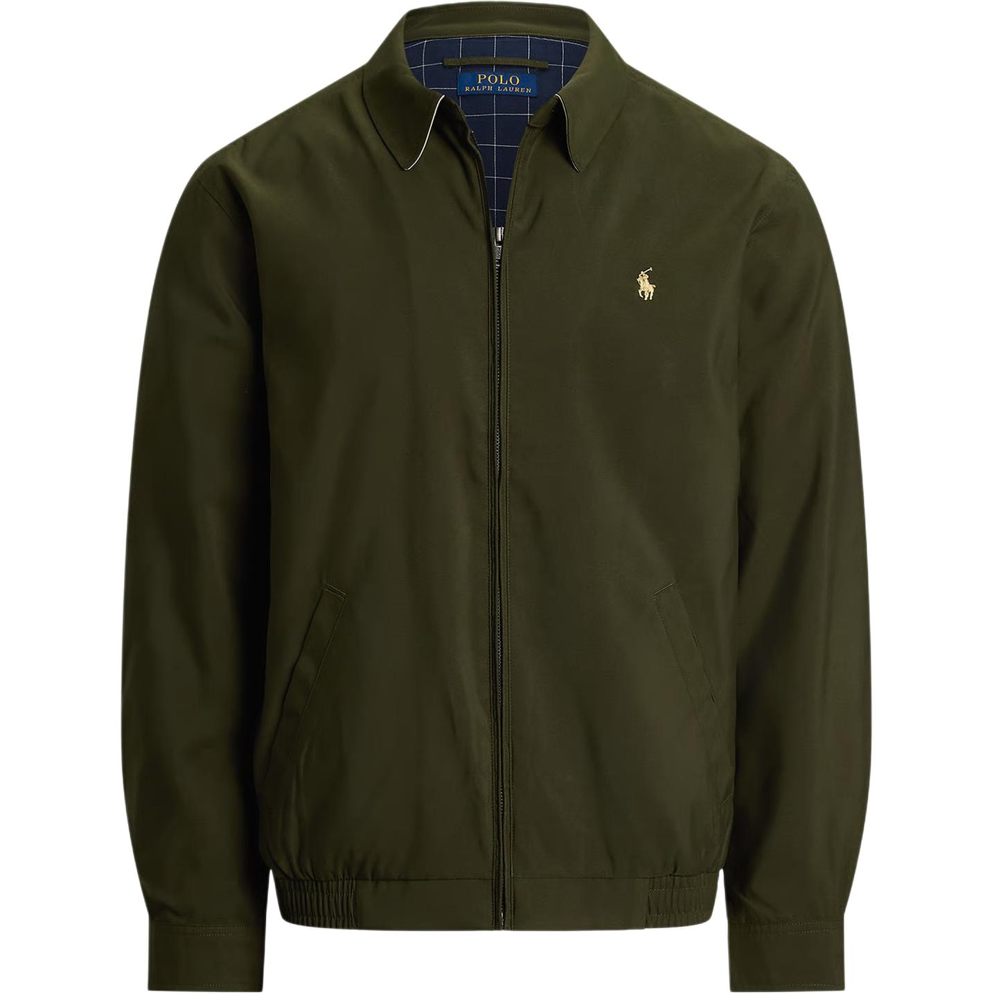 Polo Ralph Lauren Embroidered Logo Zip Jacket Green