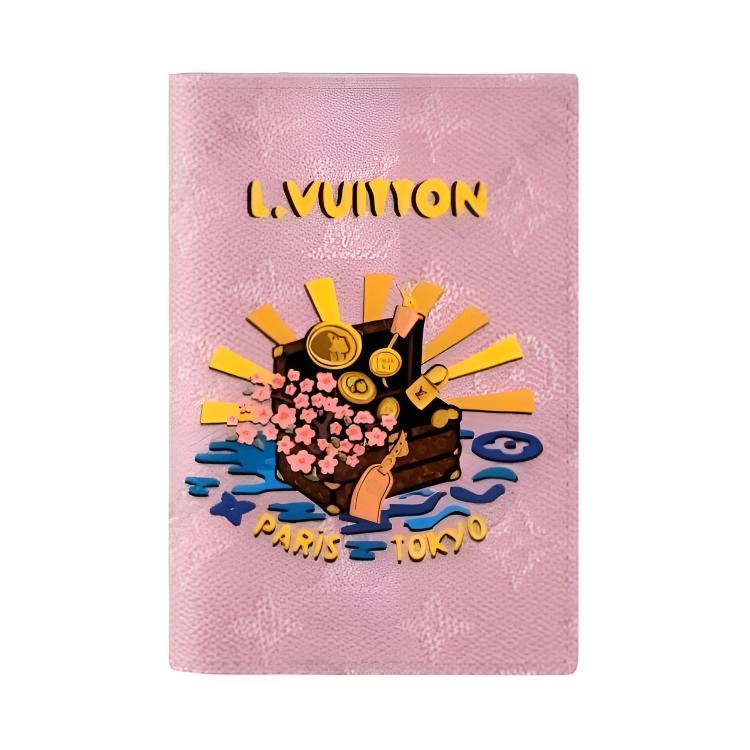 LOUIS VUITTON/路易威登 LOUIS VUITTON x Nigo Passport Cover Pink