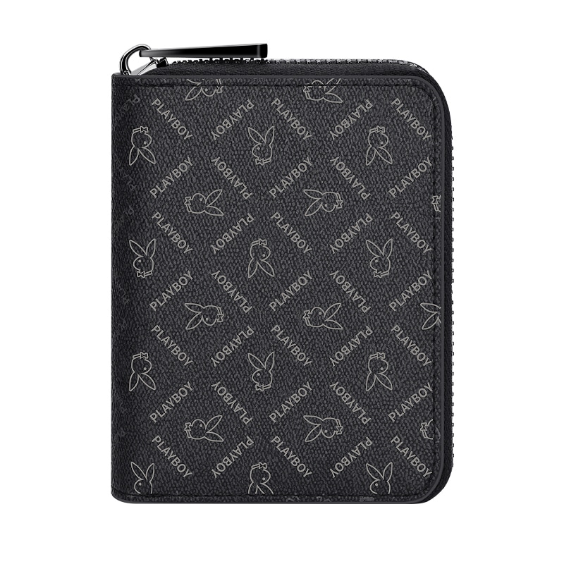 Playboy PVC Card Holder Black