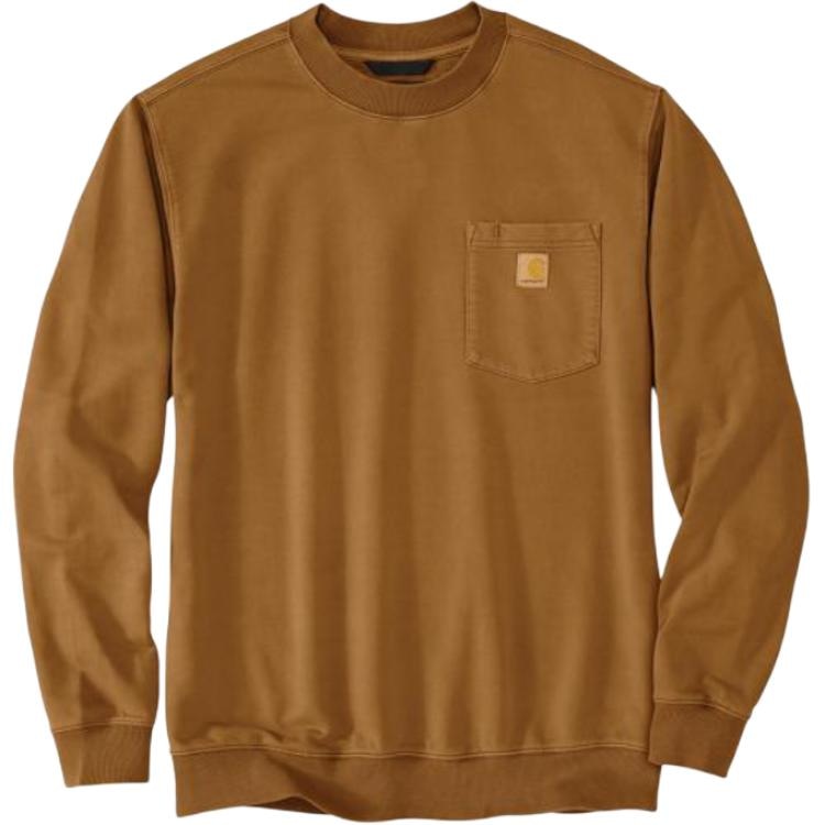 Carhartt Dye French Terry Crewneck Pocket Sweatshirt — фото 5