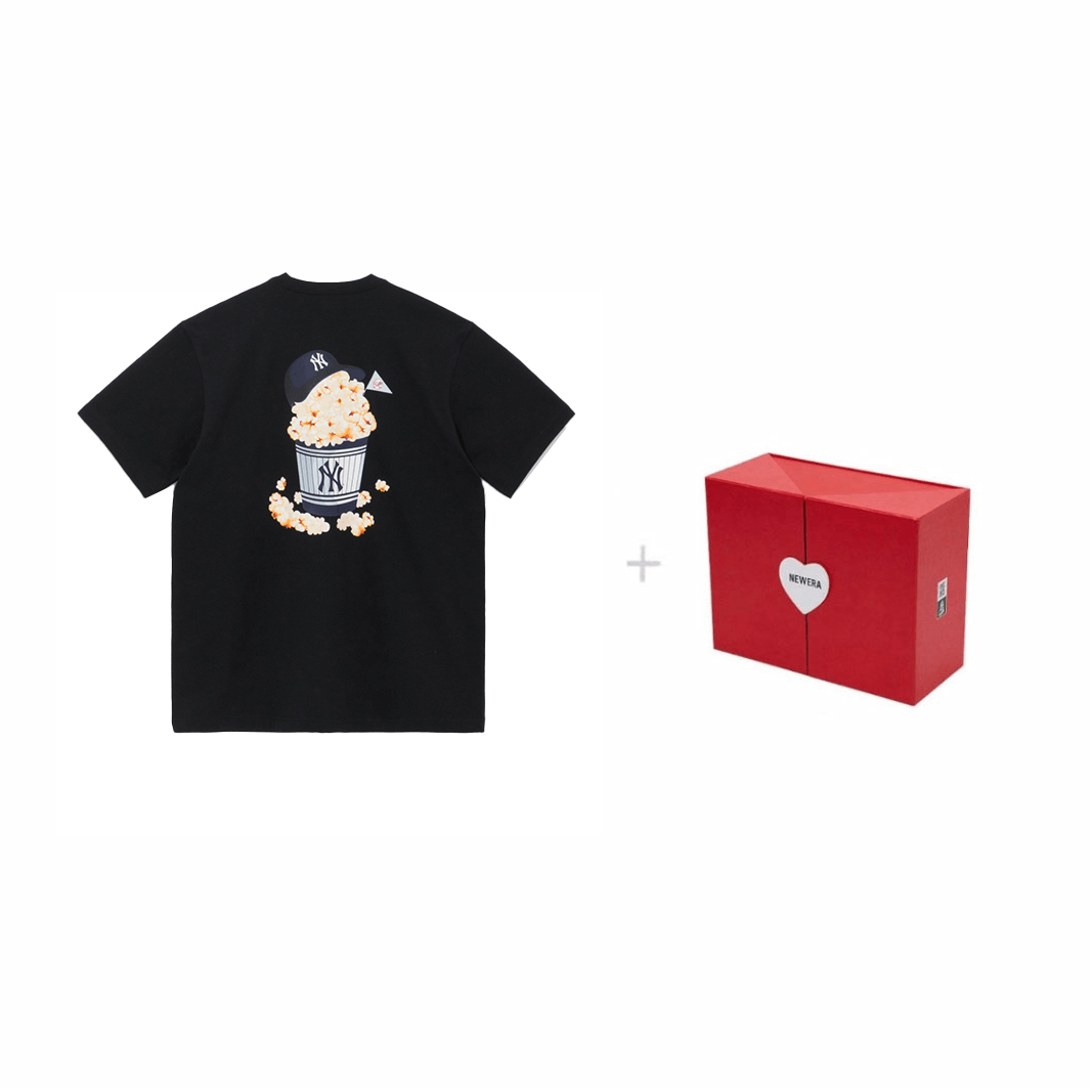 New Era x MLB Yankees Cartoon Tee Black — фото 4