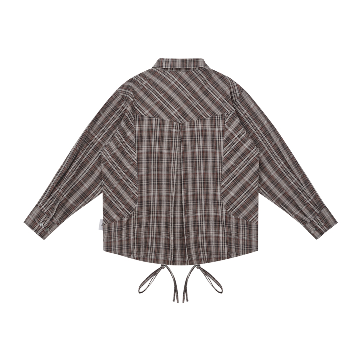 Empty Reference Wrinkle Check Shirt — фото 1