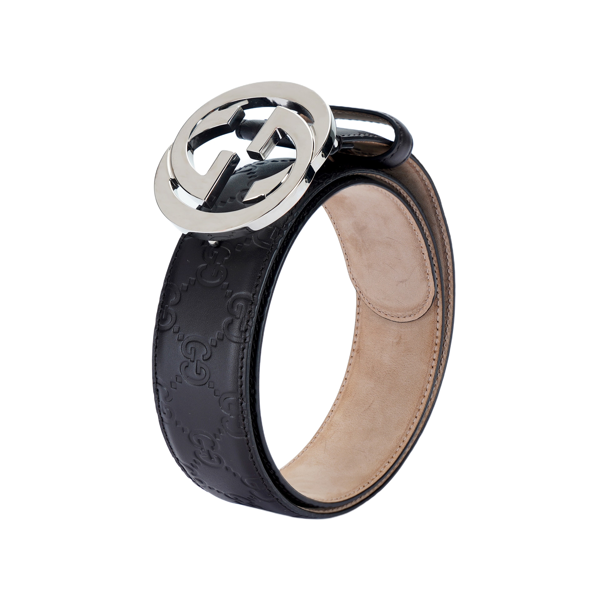 Gucci Brown Leather Belt — фото 3