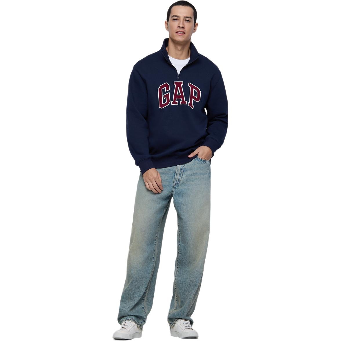 GAP Logo Zip Sweatshirt