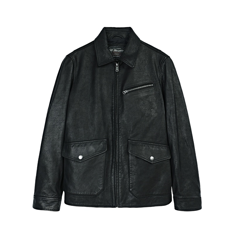 Mcs Vintage Leather Jacket Black