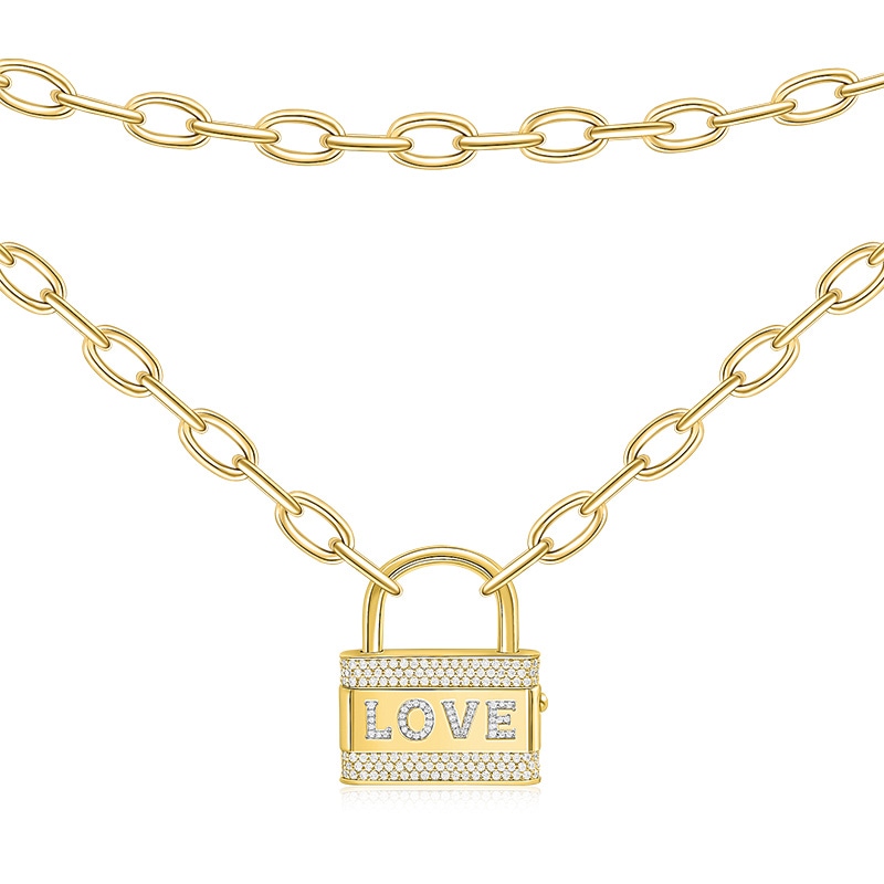 apm Monaco LOVE Pendant Necklace
