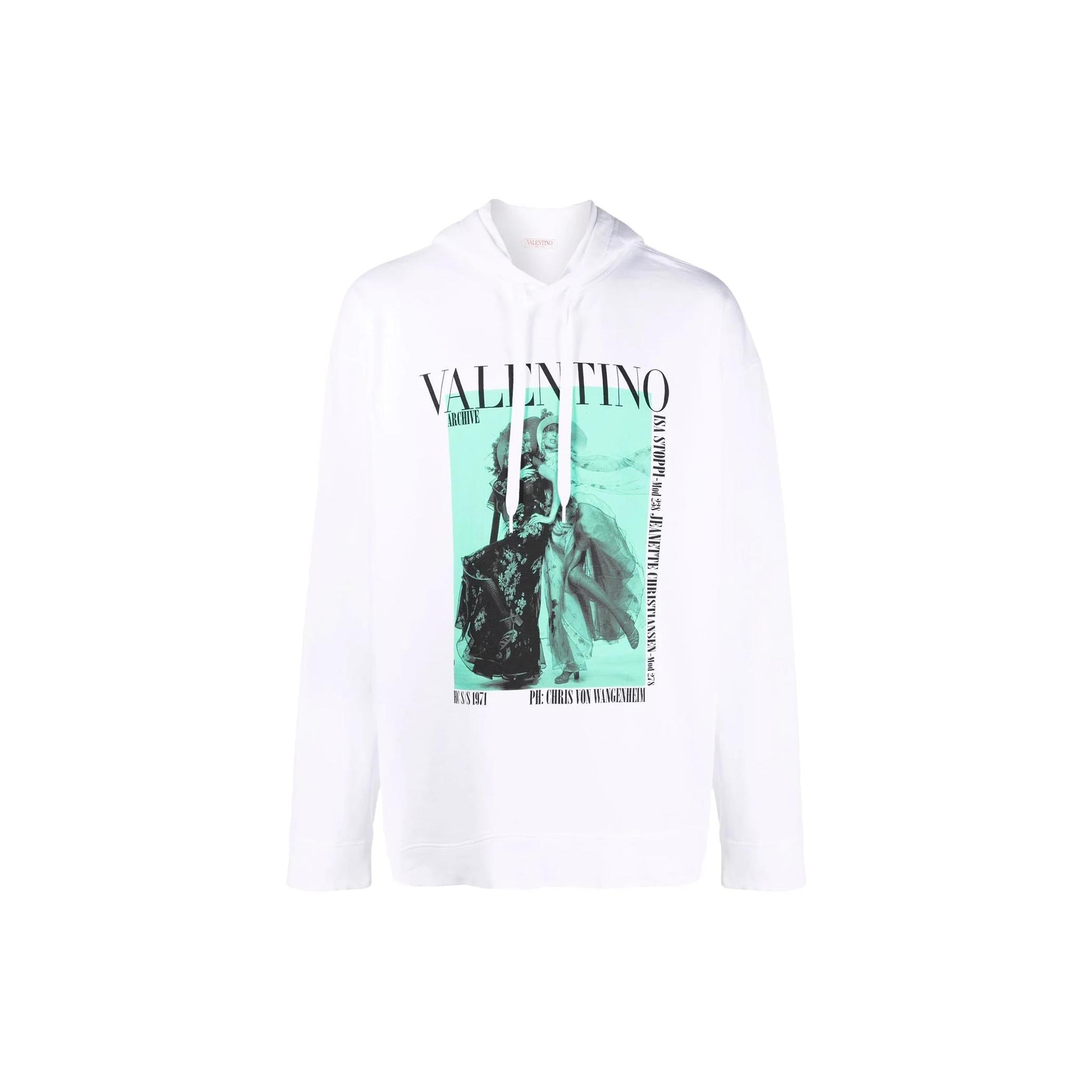 Valentino/华伦天奴 Valentino SS22 Logo Hoodie White