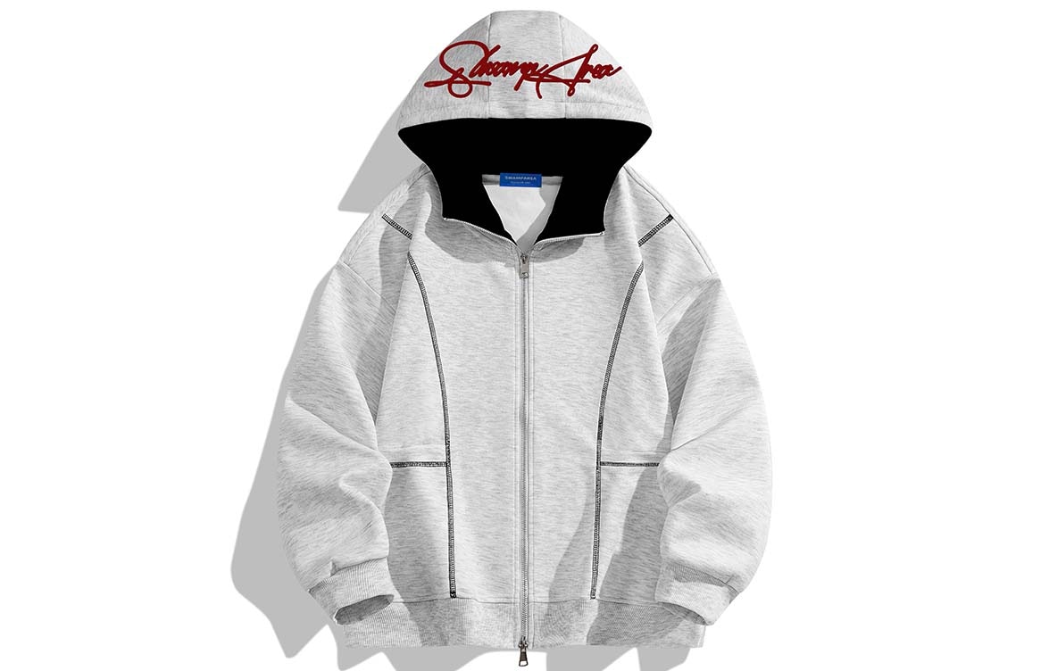 SWAMP AREA Vintage Embroidered Hoodie