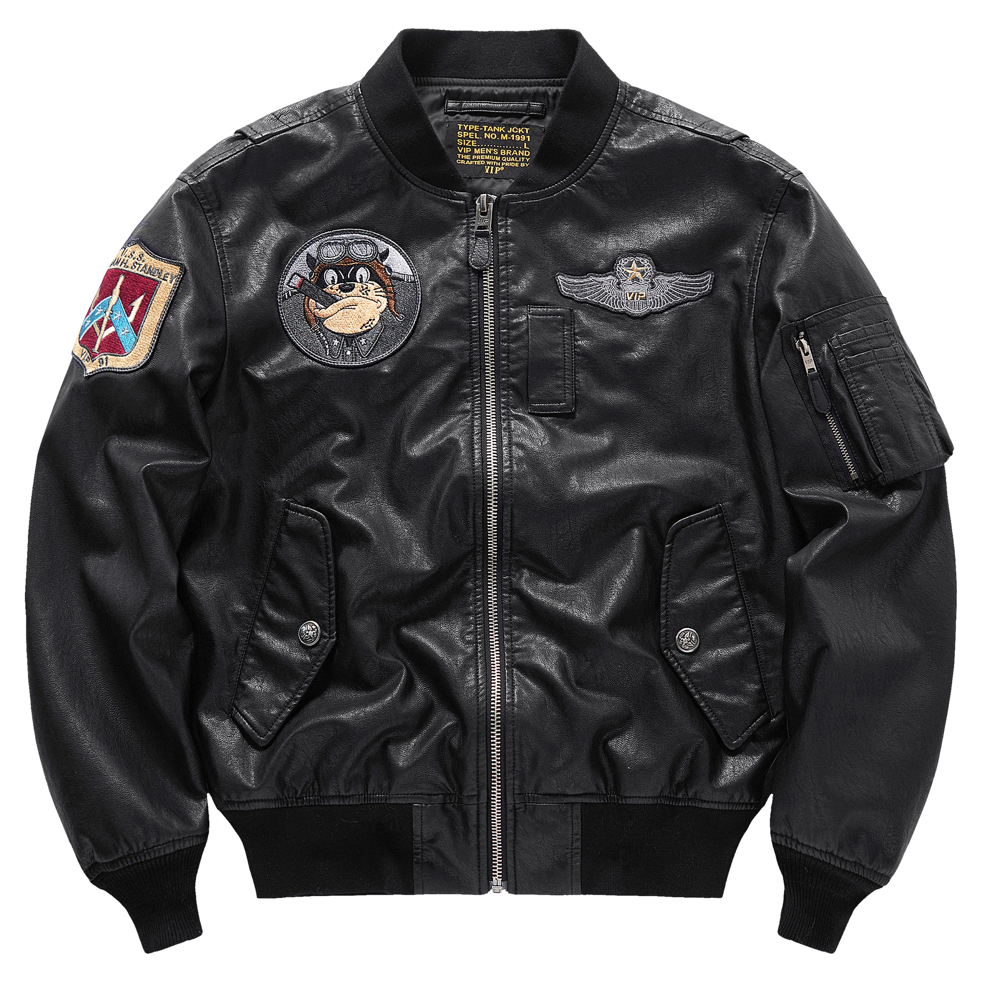 VIP MA-1 Bomber Jacket Black