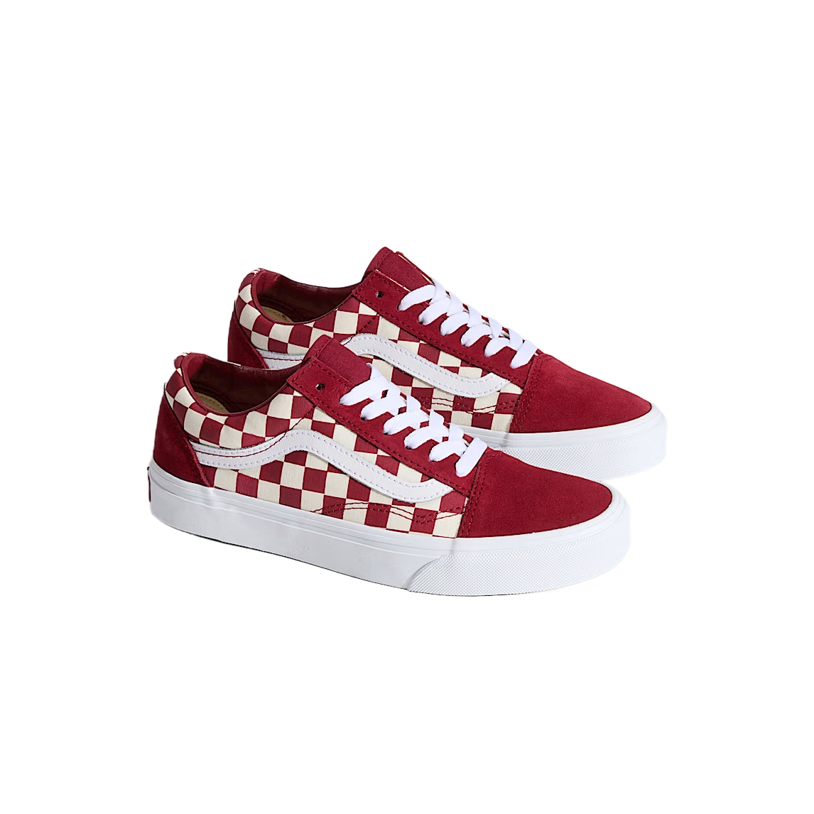 Vans Old Skool Canvas Suede Checkerboard — фото 5