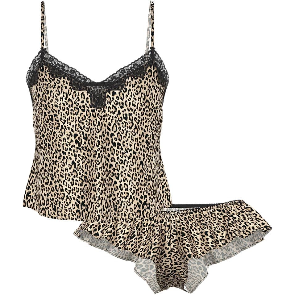 Victoria'S Secret Colorblock V-Neck Pajama Set
