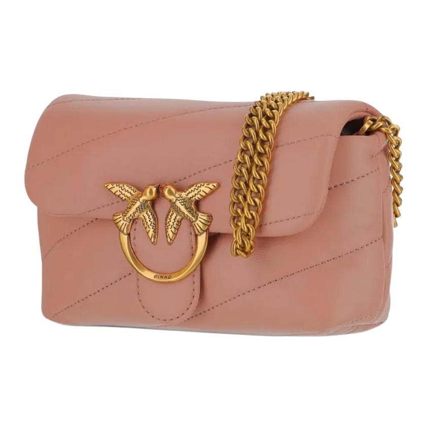 Pinko Love Puff Shoulder Bag Pink — фото 1