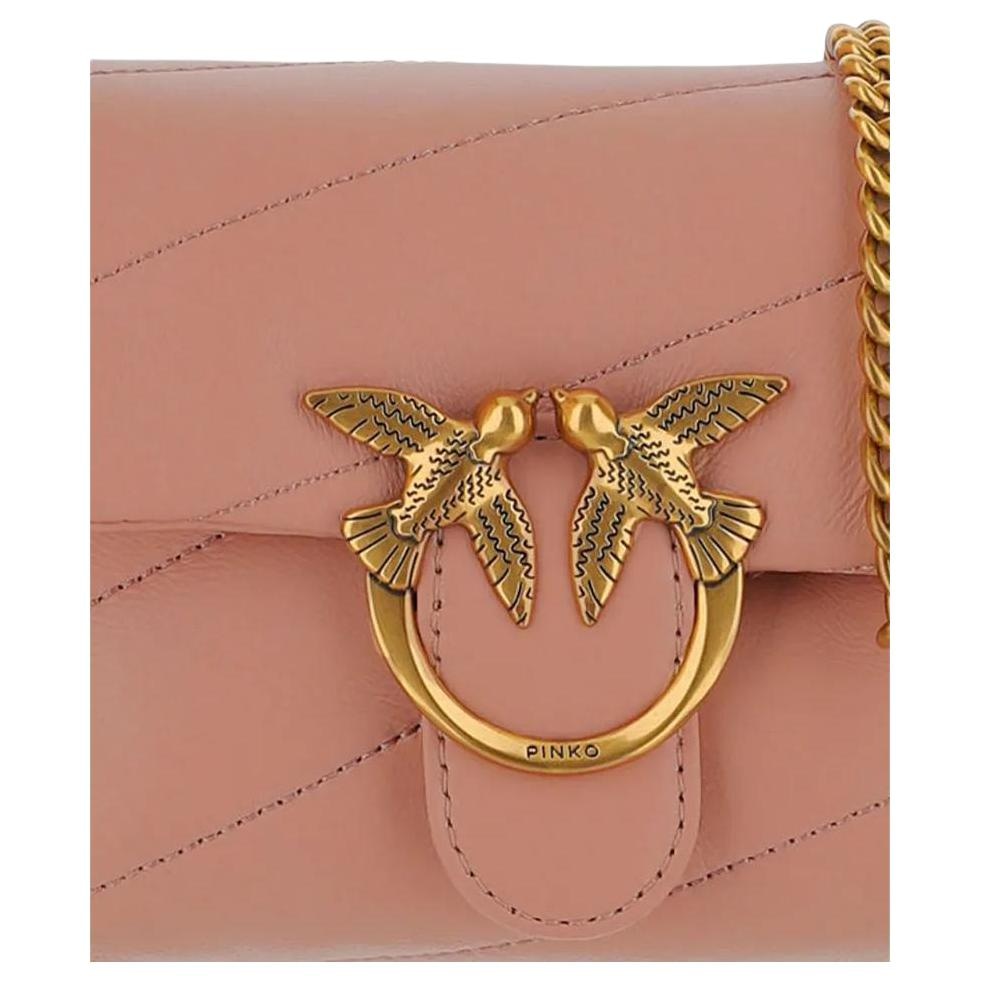 Pinko Love Puff Shoulder Bag Pink — фото 3