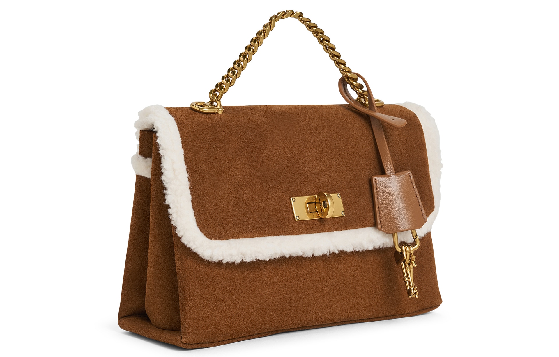 Charles&Keith Kerry Plush Messenger Bag — фото 1