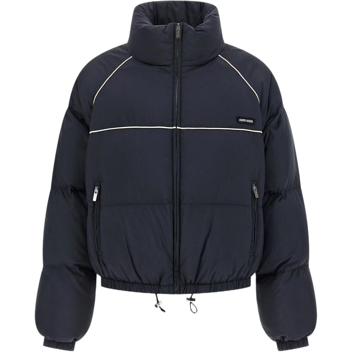 MIU MIU FW25 Logo Patch Down Jacket