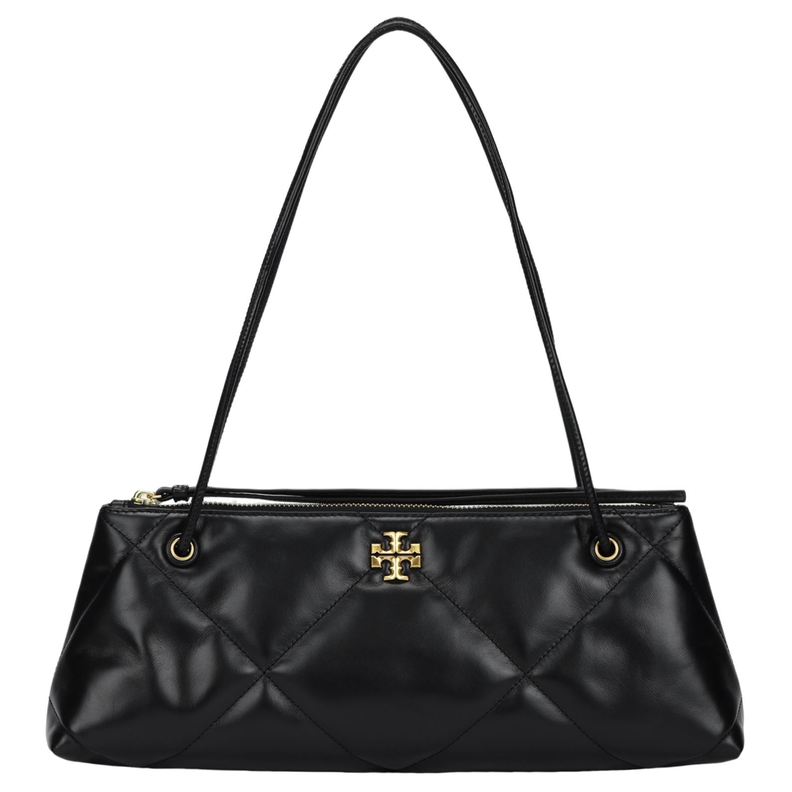 TORY BURCH/汤丽柏琦 Tory Burch Kira Quilted Leather Shoulder Bag Black
