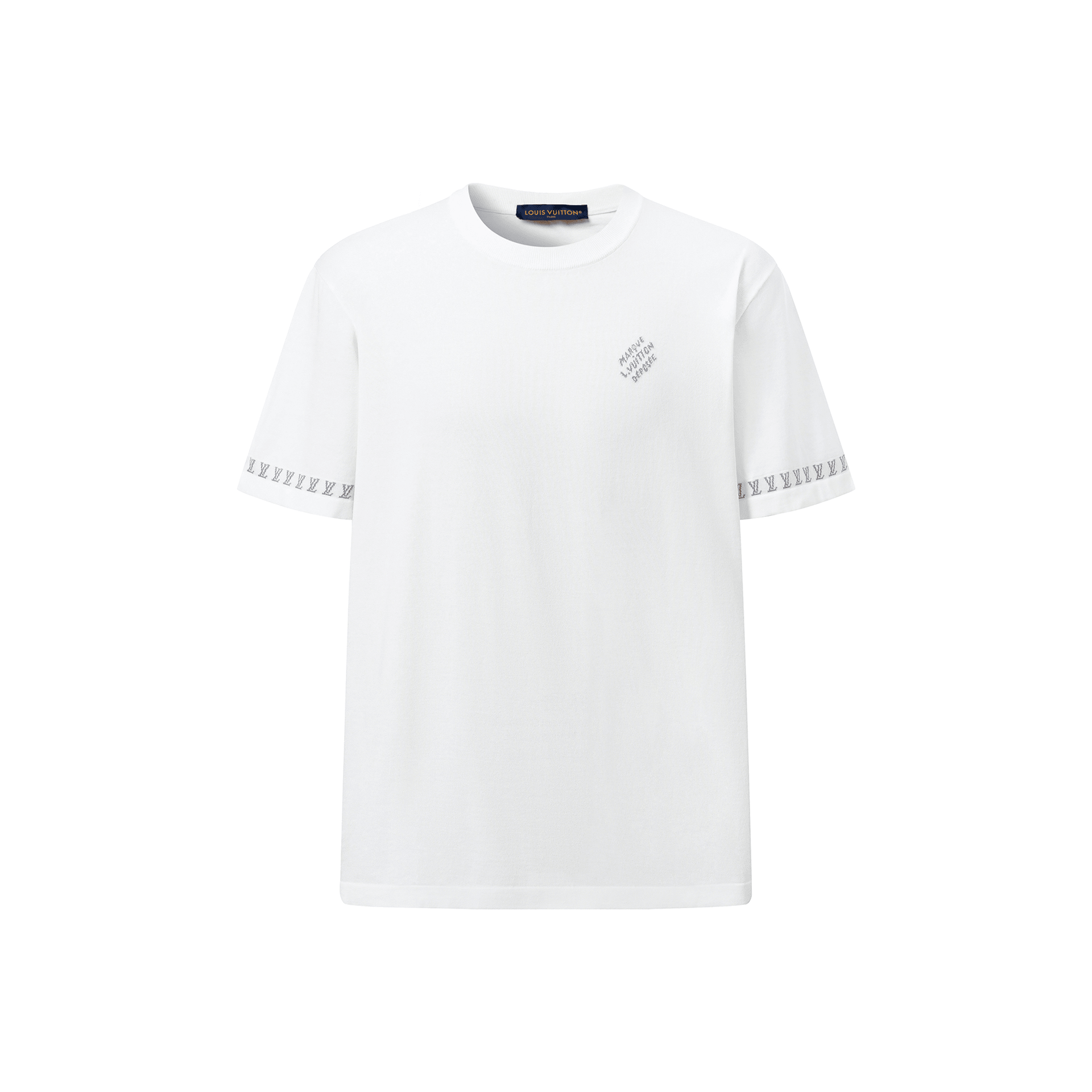 LOUIS VUITTON/路易威登 Louis Vuitton SS24 Letter Print T-Shirt White