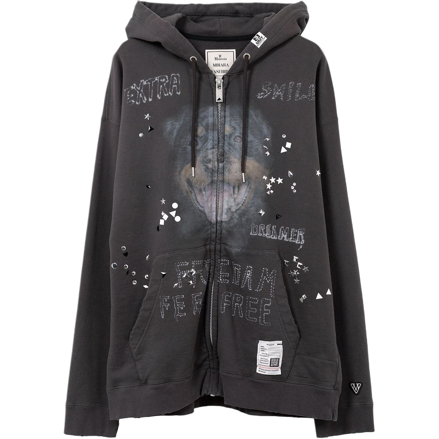Maison Mihara Yasuhiro FW25 Animal Print Hoodie