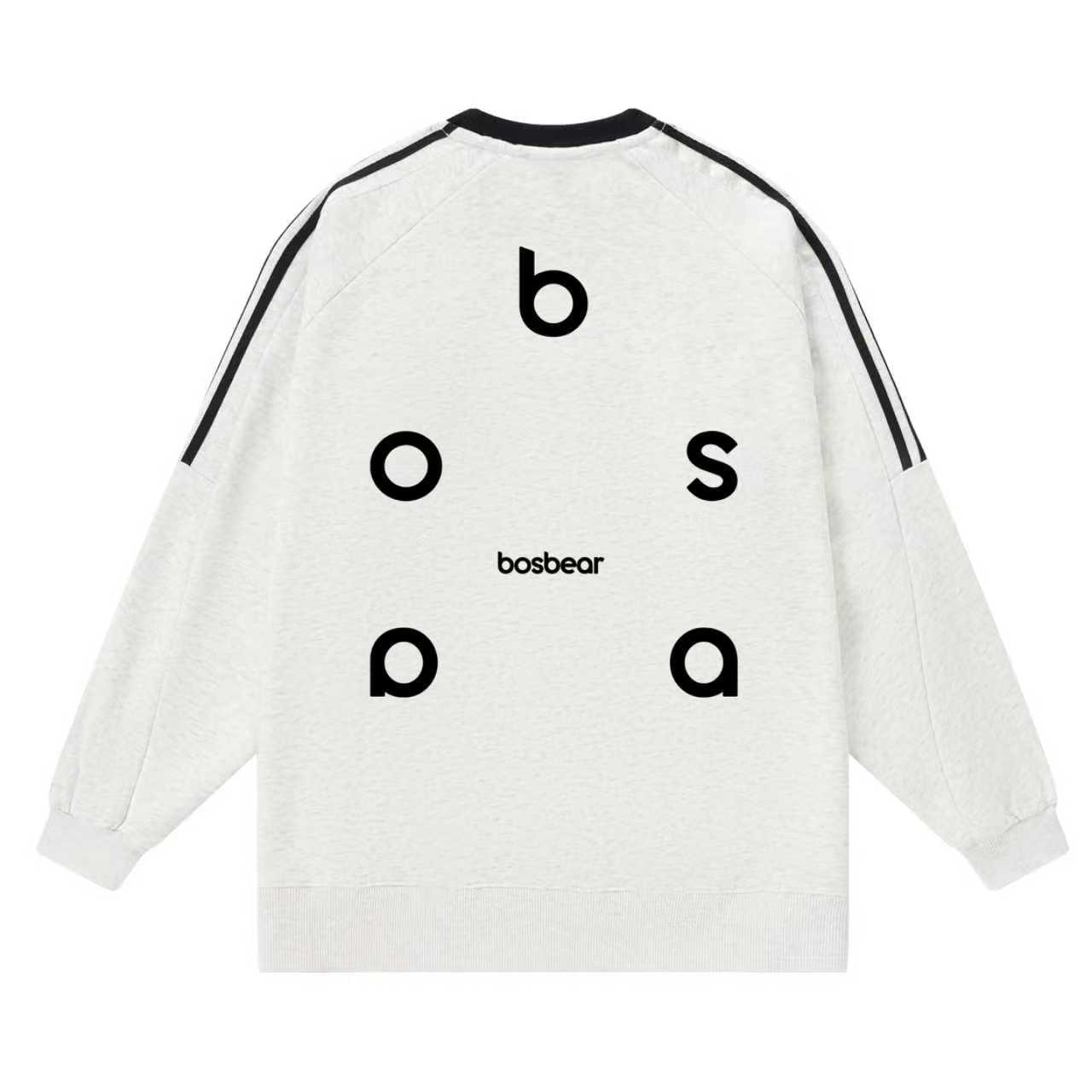 Bos Bear Classic Striped Raglan Sweatshirt — фото 4