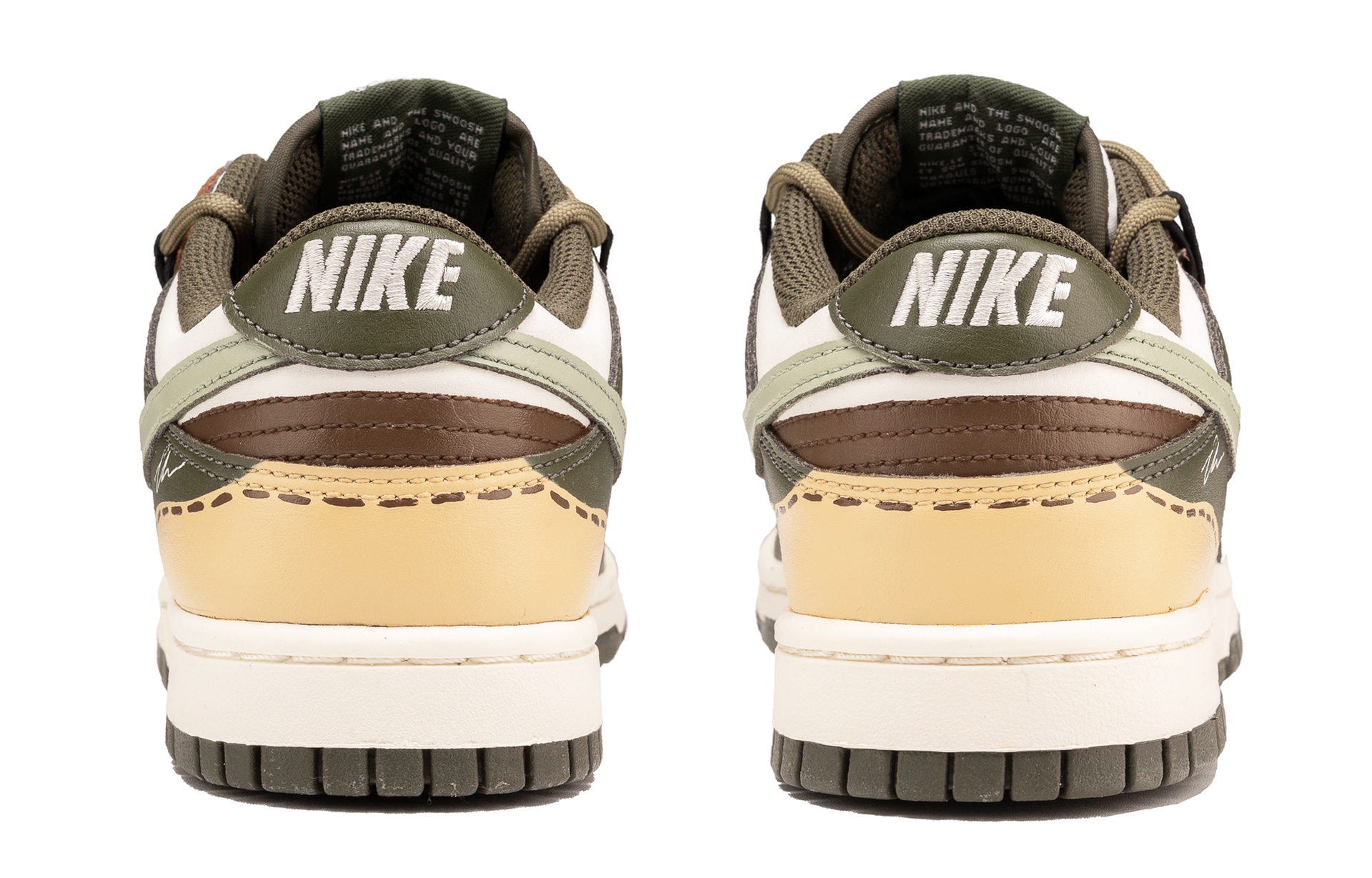 Nike Dunk Low Retro Brown Green — фото 10