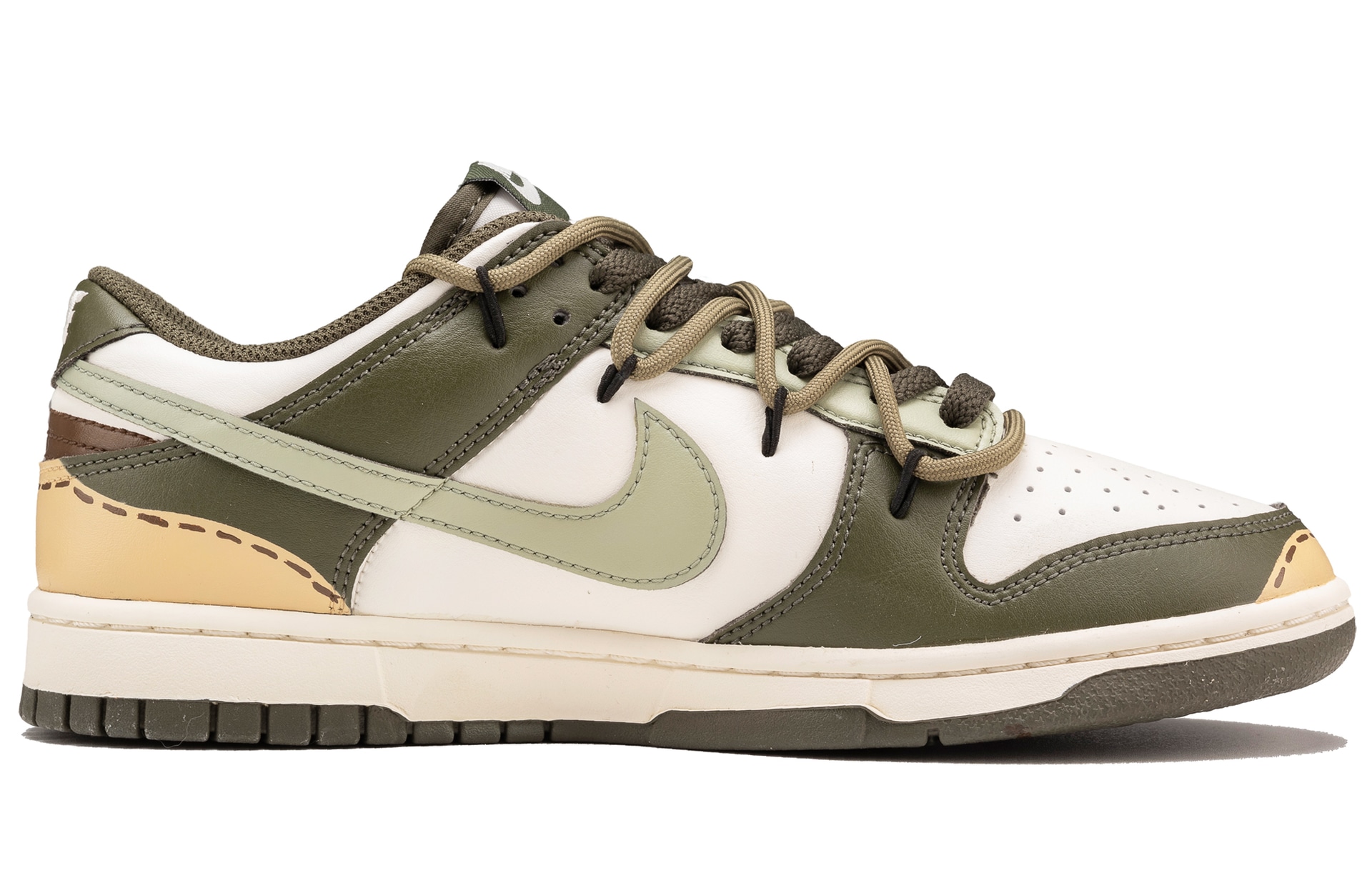 Nike Dunk Low Retro Brown Green — фото 7