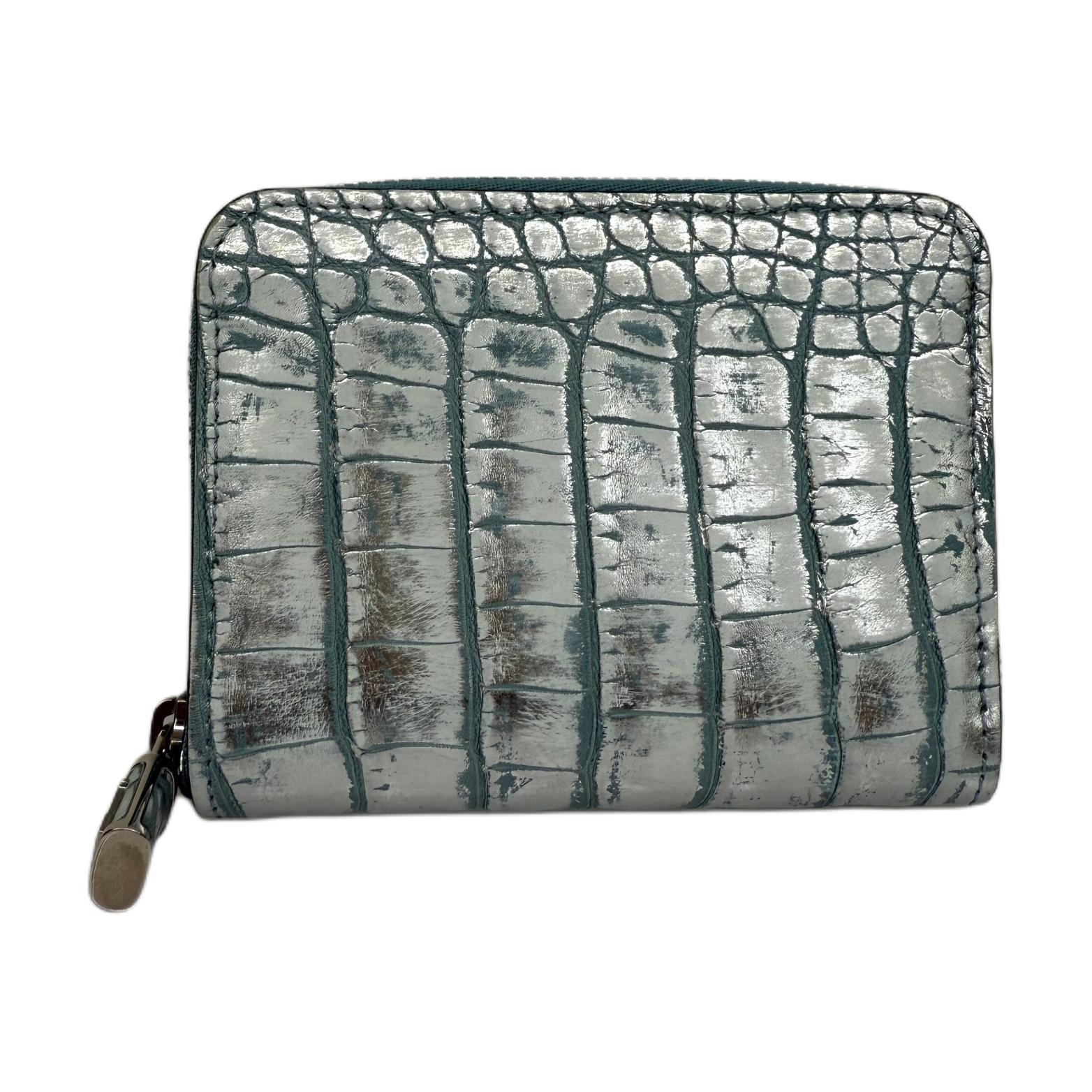 Louis Vuitton Glacier Blue Crocodile Zipper Wallet — фото 5