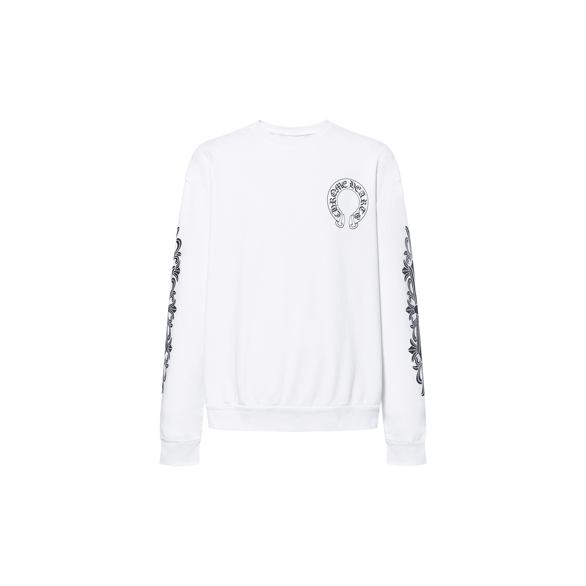 Chrome Hearts Logo Crewneck Sweatshirt White