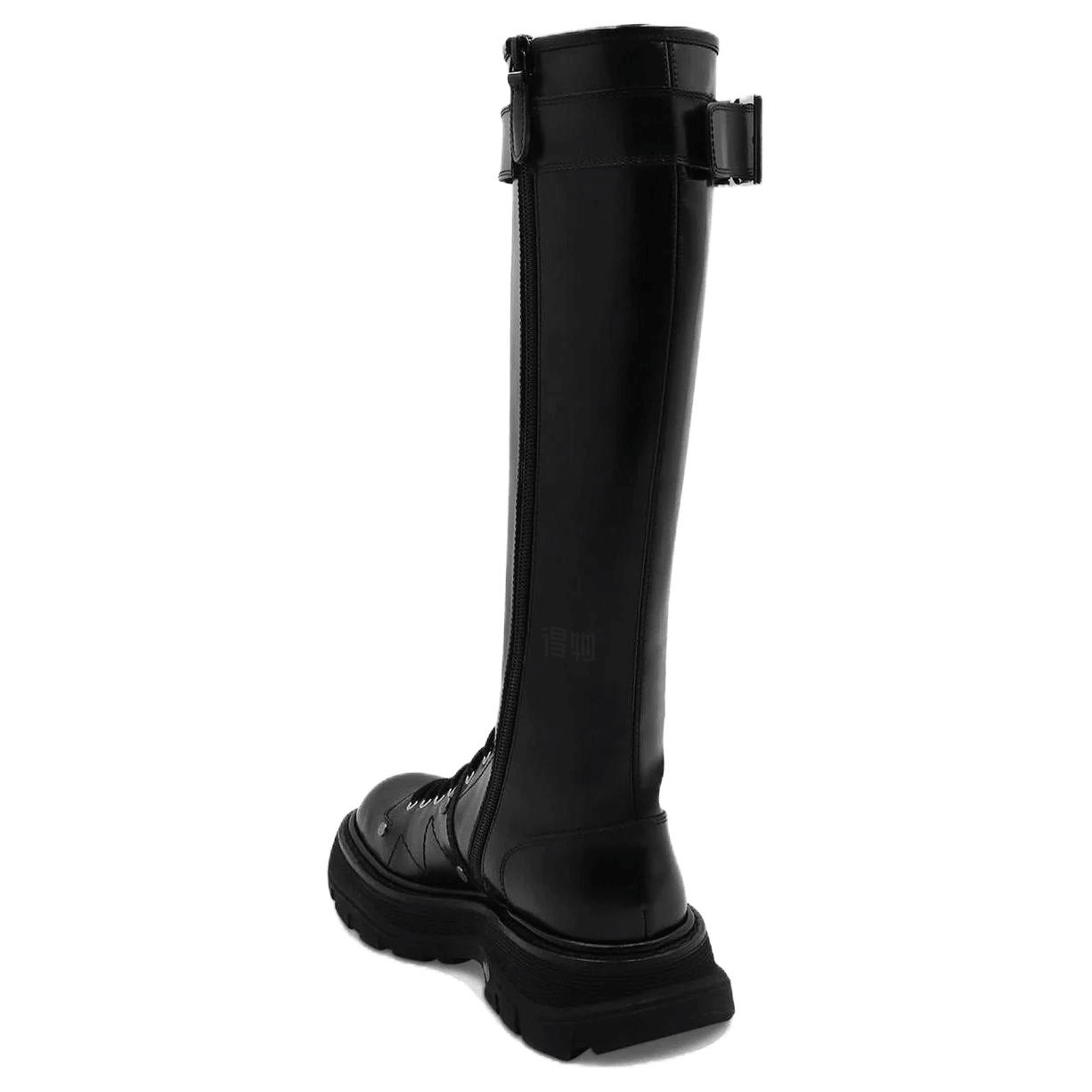 Alexander McQueen Tread High Boots Black — фото 8