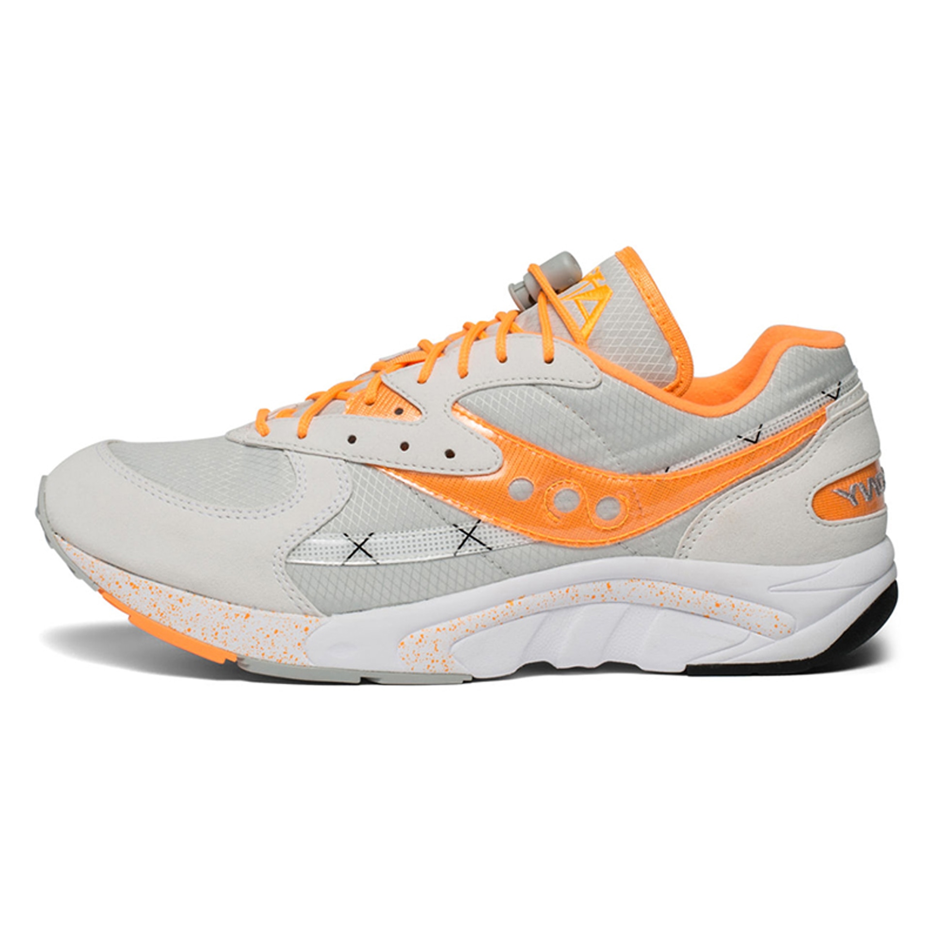 Saucony Aya White Grey Orange