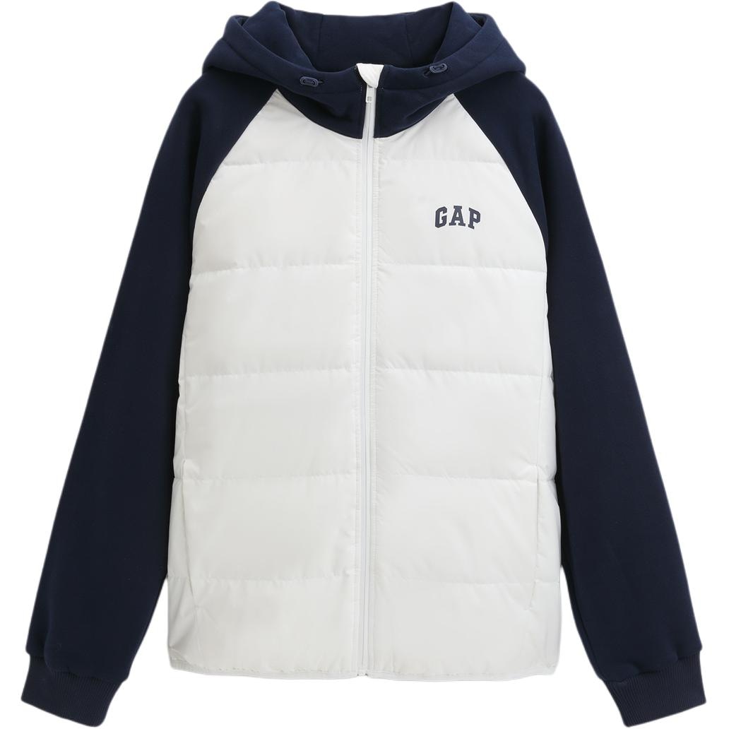 GAP Logo Colorblock Lightweight Down Hoodie
