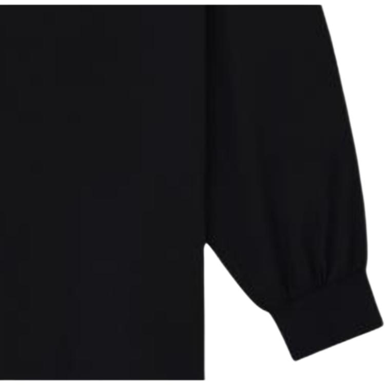 We11Done SS24 Rhinestone Dot Logo Oversized Long Sleeve Tee Black — фото 3