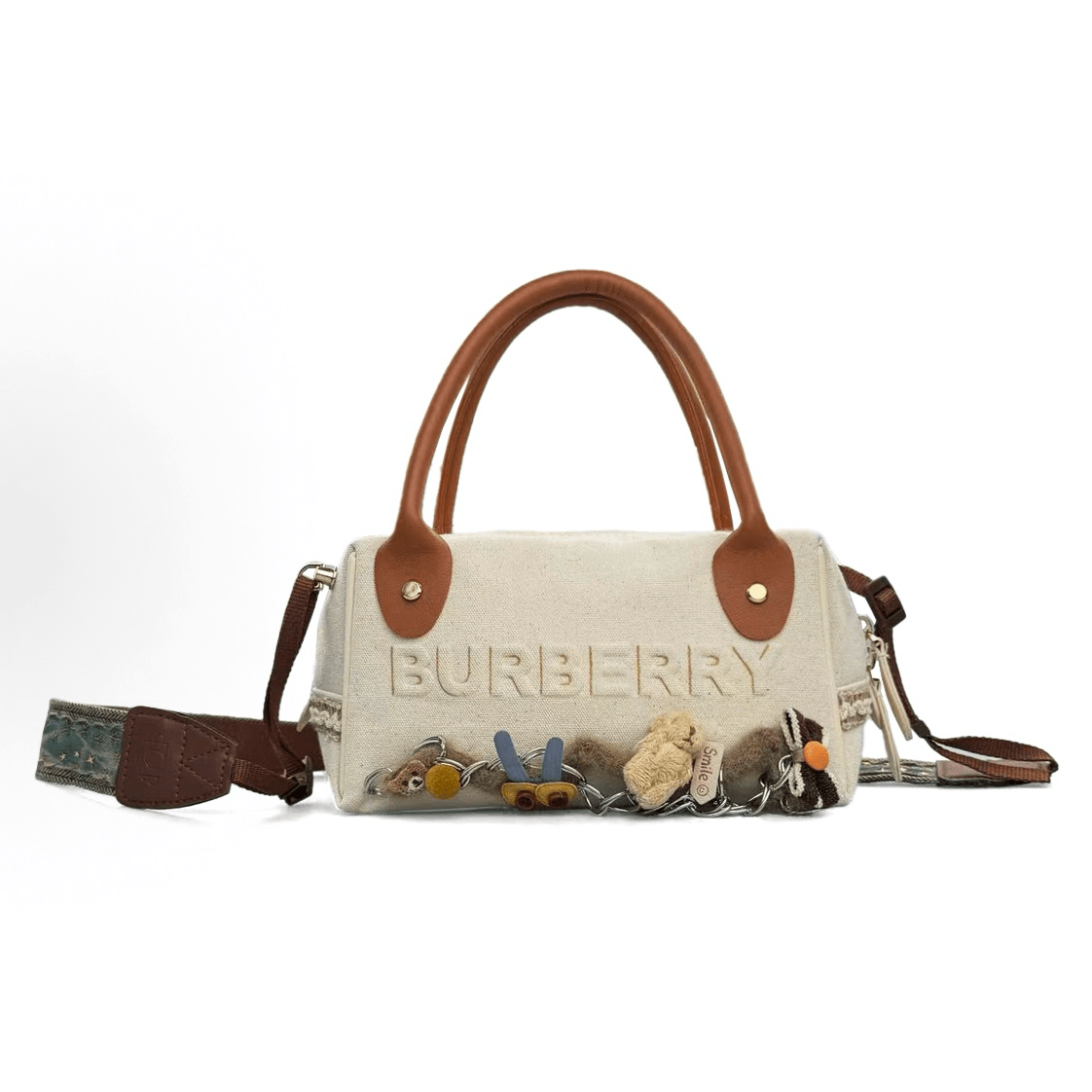 Burberry (Арт. burberry米色帆布款化妆包(Team13-素影)) — фото 4