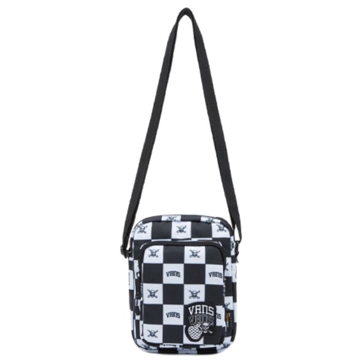 Vans Checkerboard Crossbody Bag Black White — фото 1