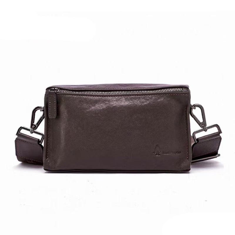 Hush Puppies Retro Leather Crossbody Bag Black — фото 7