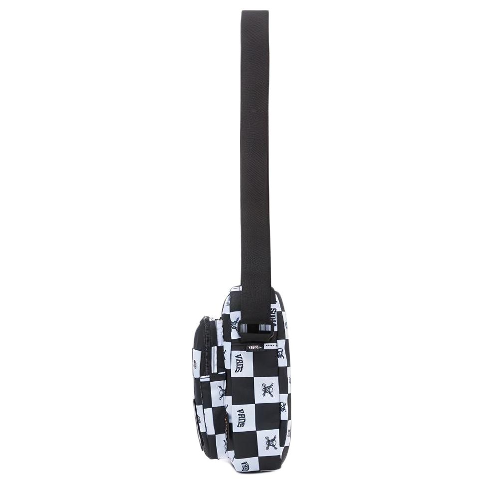 Vans Checkerboard Crossbody Bag Black White — фото 3