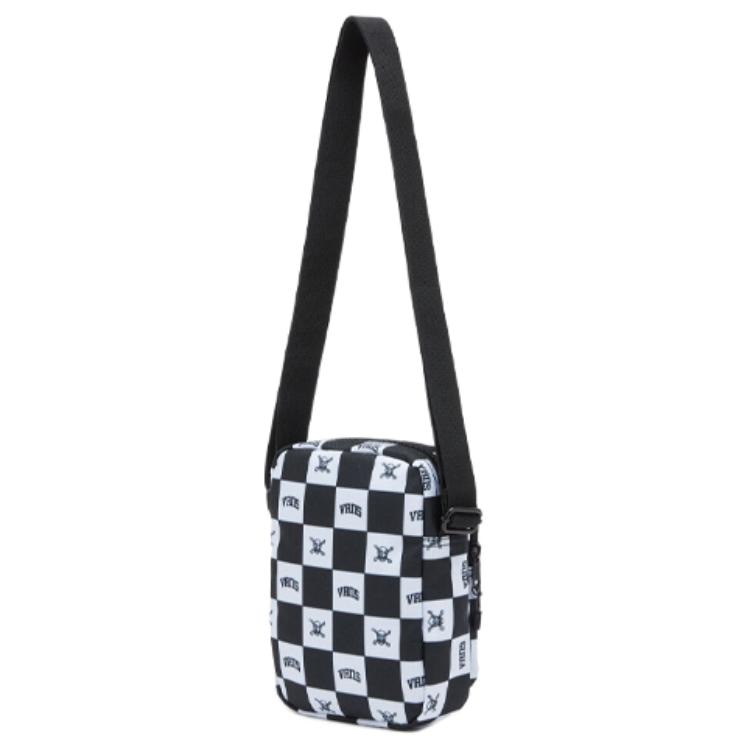 Vans Checkerboard Crossbody Bag Black White — фото 4