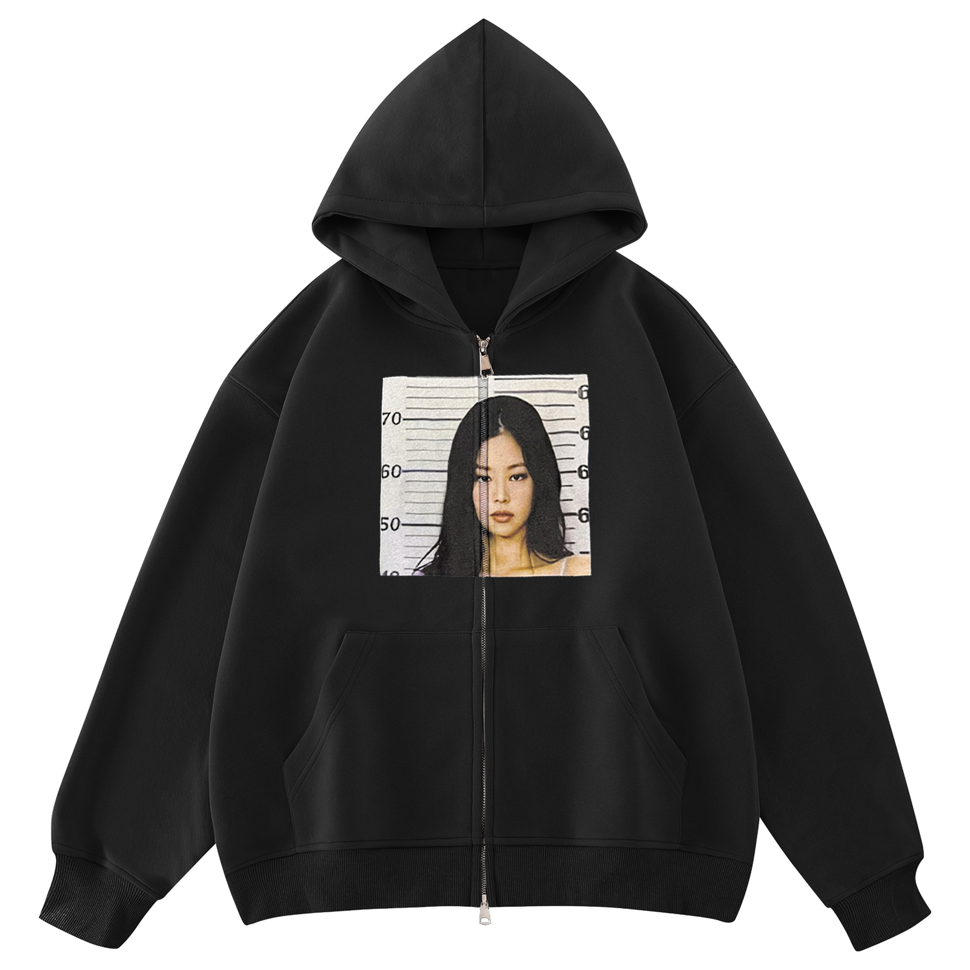 DOGANSON Vintage Portrait Print Sweatshirt