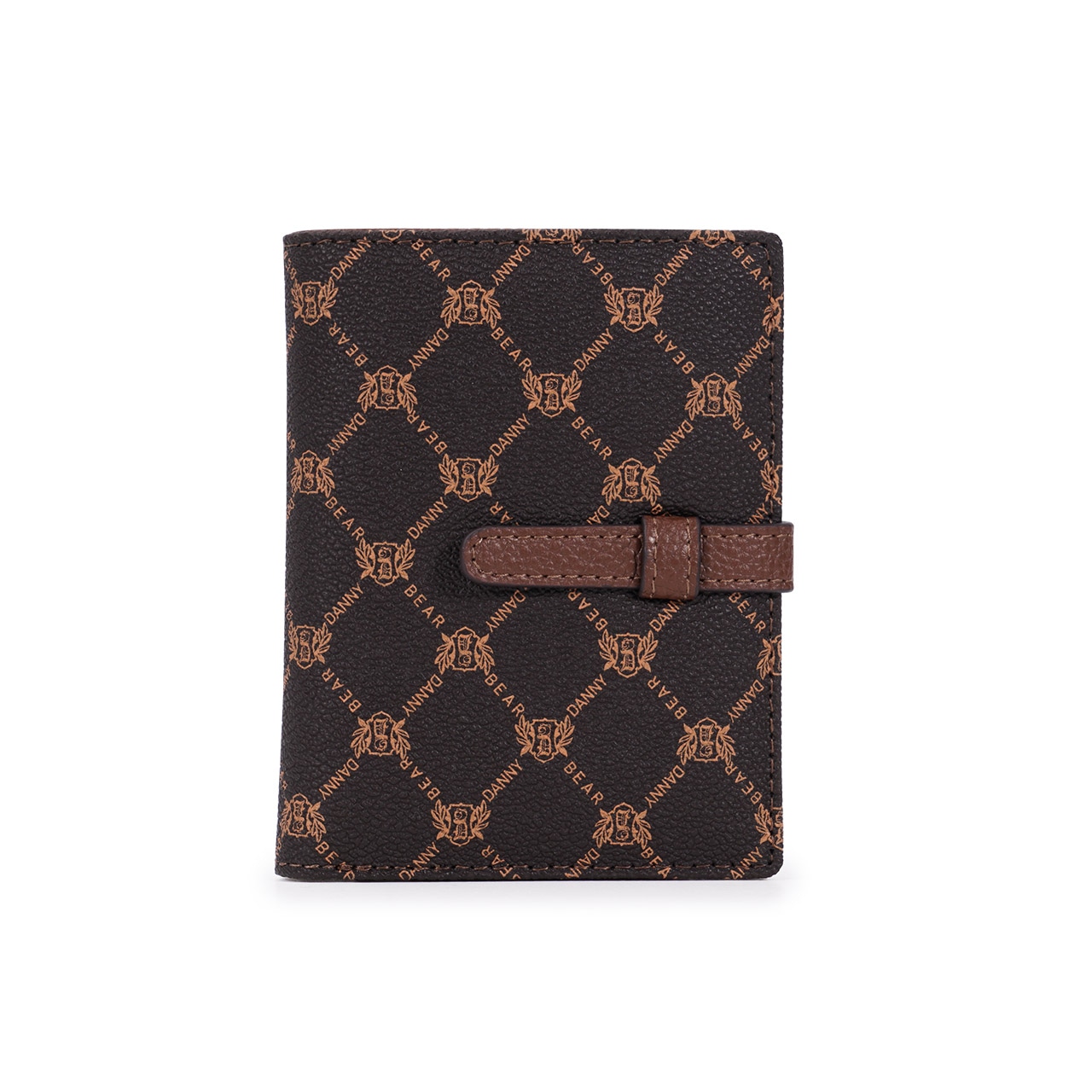 丹尼熊dannybear Dannybear Multi-Layer Wallet Coffee Plaid Bear
