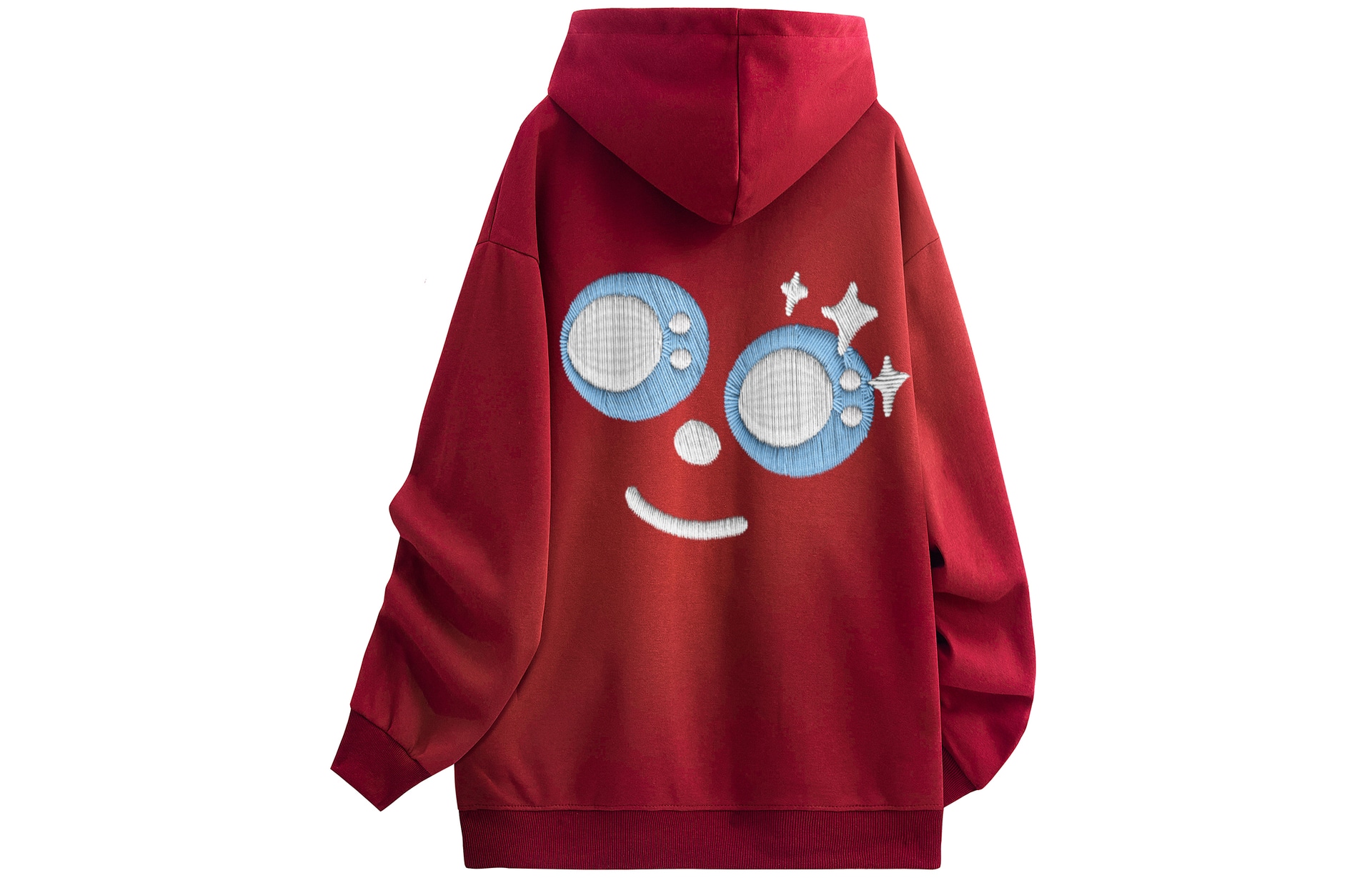 SOIEPLUS Basic Embroidered Hoodie
