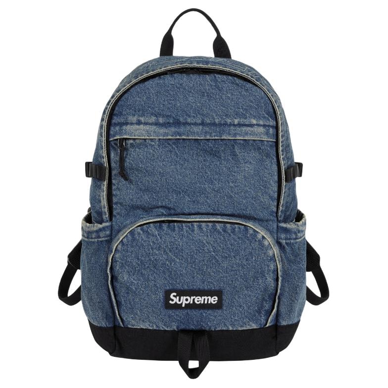 Supreme FW25 Denim Blue Backpack