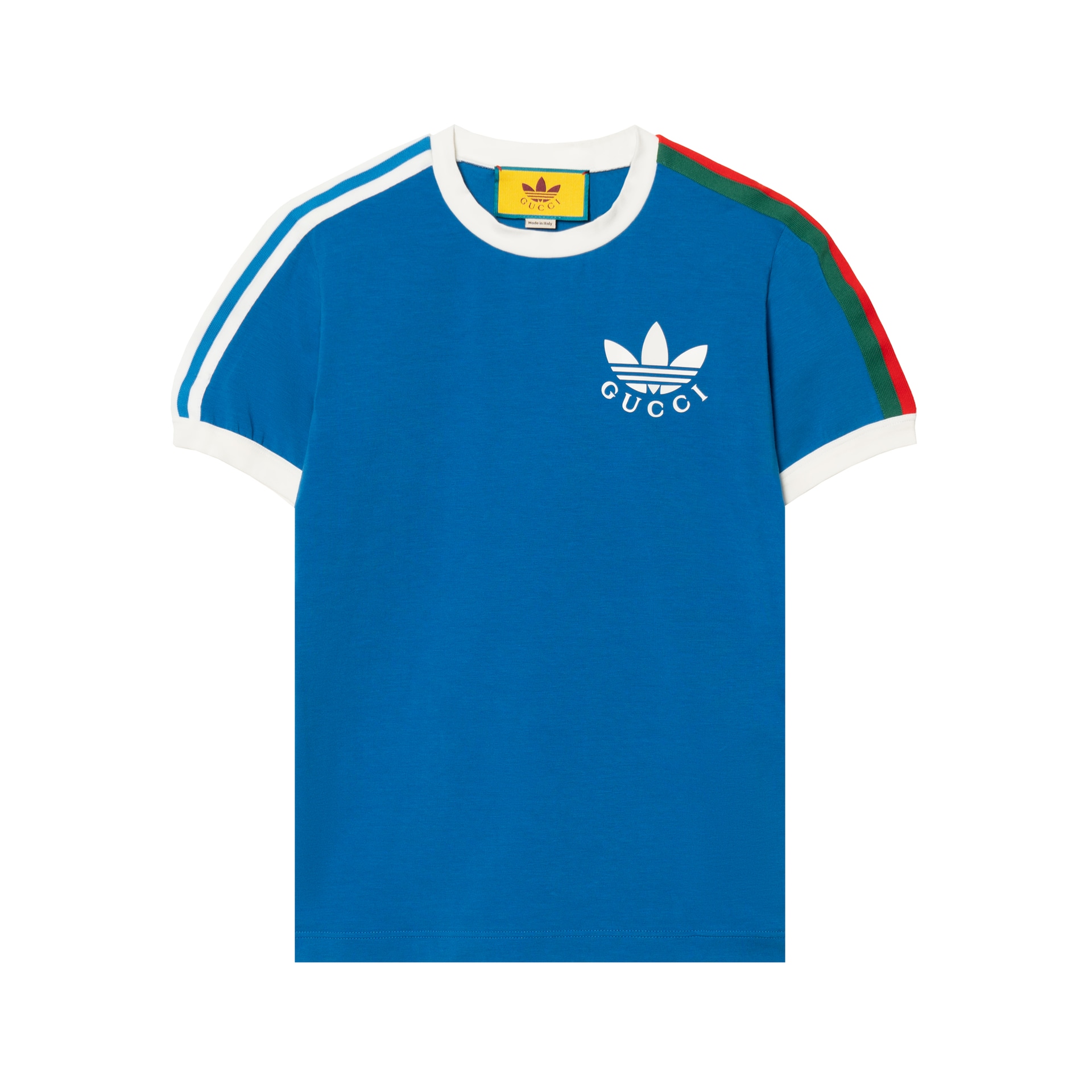 GUCCI/古驰 Gucci x Adidas SS22 Blue Tee