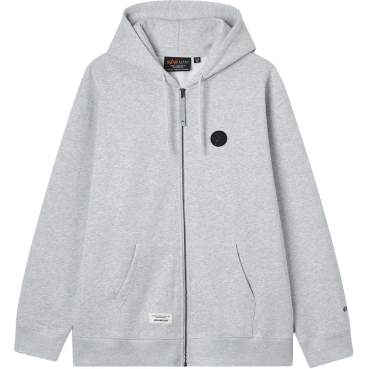 Худи Alpha Industries Letter Hoodie Zip-Up